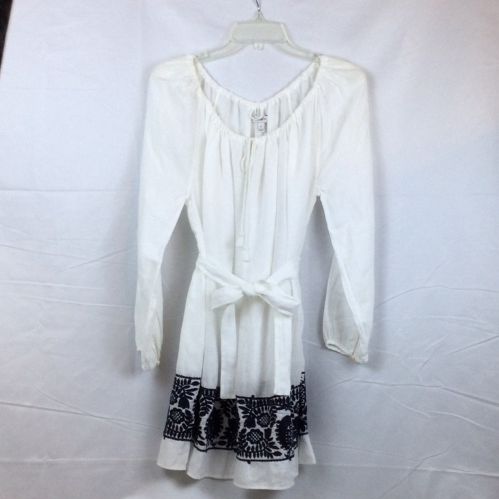 NWOT J.Crew 100% Linen Bohemian Short Summer Dress/Cover-Up Size XS